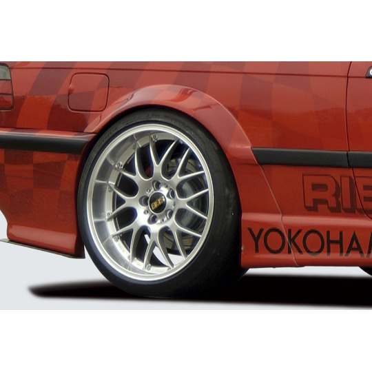 Rieger lem blatníku widebody II pro BMW řada 3 E36 kabriolet, kupé, GFK (laminát), mont. strana pravá