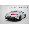 Maxton Design spoiler pod zadní nárazník s žebrováním v.2 pro Mercedes AMG GT C192 /63, černý lesklý plast ABS