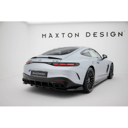Maxton Design spoiler pod zadní nárazník s žebrováním v.2 pro Mercedes AMG GT C192 /63, černý lesklý plast ABS Maxton Design spoiler pod zadní nárazník s žebrováním v.2 pro Mercedes AMG GT C192 /63, černý lesklý plast ABS