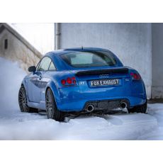 Fox Sportauspuff koncový tlumič výfuku s koncovkou 1x114 Typ 25 na obou stranách pro Audi TT 8N s motorem 1.8
