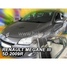 HEKO ofuky oken Renault  Megane III 5dv (2008-2016) přední + zadní