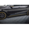 Maxton Design "Street Pro" difuzory pod boční prahy pro Mercedes CLA C 117 Facelift 45 AMG, plast ABS bez povrchové úpravy
