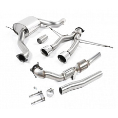 Milltek Sport výfukový systém Turbo-back vč. Hi-Flow sportovního katalyzátoru s rezonátorem (tišší) pro Seat Leon Cupra R 2.0 TSI 265PS 2010-2012