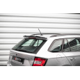 Maxton Design prodloužení spoileru pro Škoda Fabia Mk3, černý lesklý plast ABS, pouze pro Combi