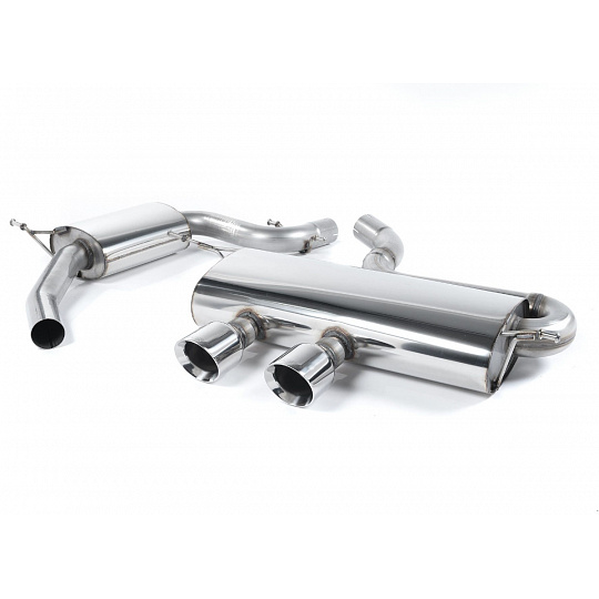 Milltek Sport výfukový systém cat-back s rezonátorem R32-style pro Volkswagen Golf Mk5 GTi 2.0T FSI 2004-2009, leštěné koncovky