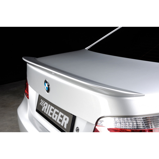 Rieger lišta na hranu víka kufru pro BMW řada 5 E60 sedan vč. faceliftu