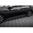 Maxton Design difuzory pod boční prahy pro Honda Civic Mk10, černý lesklý plast ABS