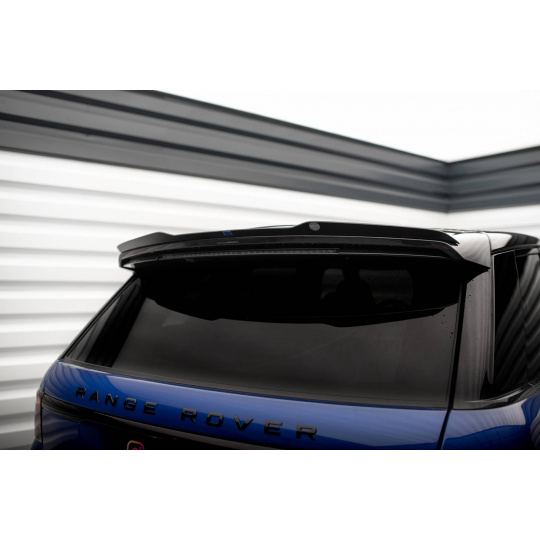 Maxton Design prodloužení spoileru pro Land rover Range Rover Sport Mk2 SVR, černý lesklý plast ABS