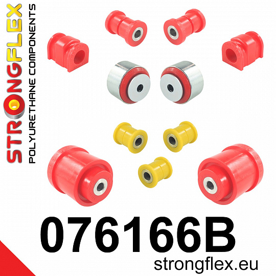 076166B: Strongflex Kompletní sada silentbloků pro zavěšení