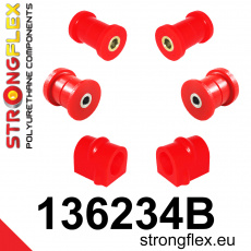 136234B: Strongflex Sada silentbloků předního zavěšení 136234B: Strongflex Sada silentbloků předního zavěšení
