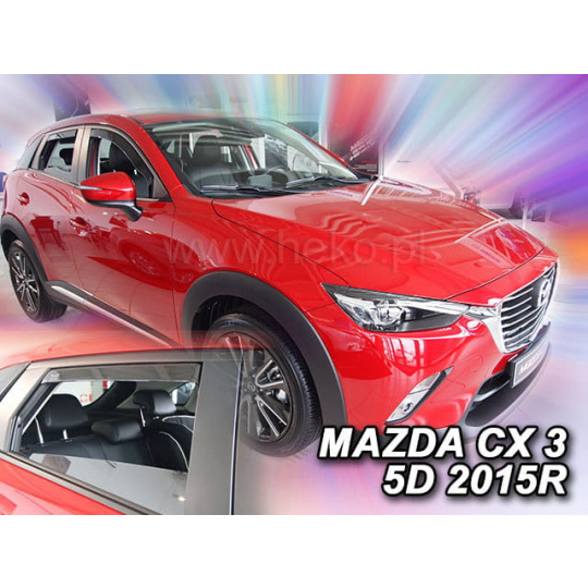 HEKO ofuky oken Mazda CX-3 (2015-) přední + zadní