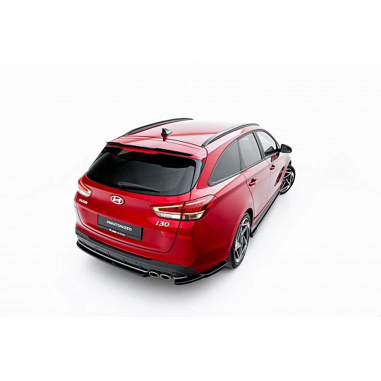 Maxton Design prodloužení spoileru pro Hyundai i30 N-Line MK3 Facelift, černý lesklý plast ABS Maxton Design prodloužení spoileru pro Hyundai i30 N-Line MK3 Facelift, černý lesklý plast ABS