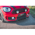 Maxton Design spoiler pod přední nárazník pro Mini Countryman F60, černý lesklý plast ABS