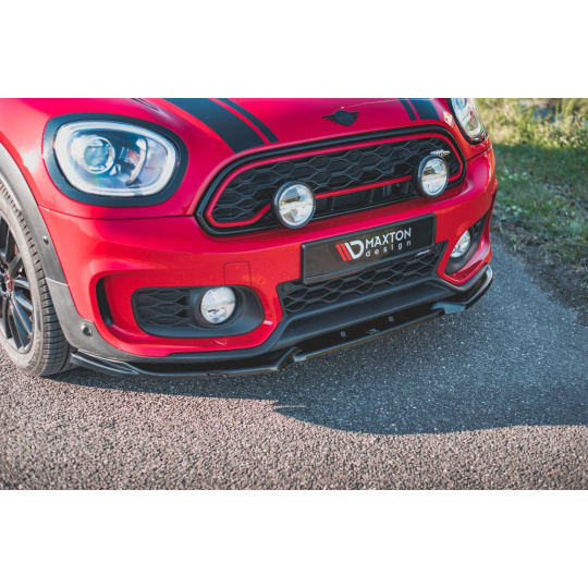Maxton Design spoiler pod přední nárazník pro Mini Countryman F60, černý lesklý plast ABS Maxton Design spoiler pod přední nárazník pro Mini Countryman F60, černý lesklý plast ABS