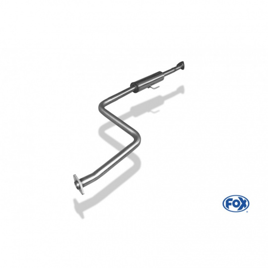 Fox Sportauspuff přední díl s tlumičem pro Honda Prelude BB9 s motorem 2.0