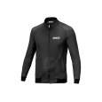 Sparco Subly mikina na zip, barva: černá, velikost: XXXL