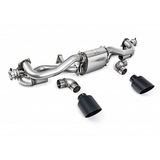 Milltek Sport výfukový systém OPF/GPF-Back pro Porsche Cayman 718 GT4 4.0 (s OPF/GPF - vyrobeno od února 2020) 2020-2024, GT-115 černé koncovky