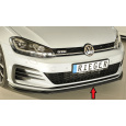 Rieger lipa pod přední nárazník pouze pro GTI / GTD / GTE pro Volkswagen Golf 7 GTD, GTE, GTI 3-dvéř., 5-dvéř. po faceliftu, 02/17-, plast ABS bez povrchové úpravy