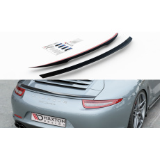 Maxton Design prodloužení spoileru pro Porsche 911 991, černý lesklý plast ABS Maxton Design prodloužení spoileru pro Porsche 911 991, černý lesklý plast ABS