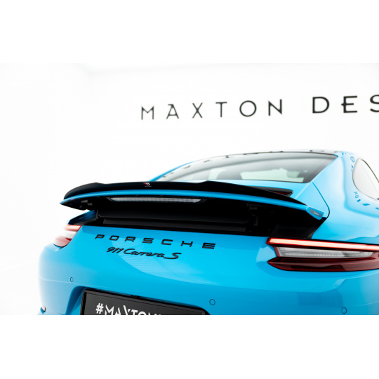 Maxton Design prodloužení spoileru pro Porsche 911 991, černý lesklý plast ABS Maxton Design prodloužení spoileru pro Porsche 911 991, černý lesklý plast ABS