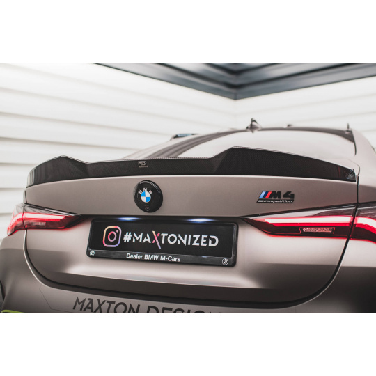 Maxton Design prodloužení víka kufru pro BMW M4 G82, materiál pravý karbon
