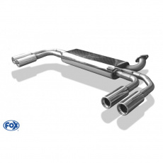 Fox Sportauspuff koncový tlumič výfuku s koncovkou 2x80 Typ 13 na obou stranách pro Mercedes Vito 639 s motorem 2.2 CDI, 3.0 CDI, 3.2, 3.7, bez vzd. podvozku