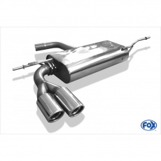 Fox Sportauspuff koncový tlumič výfuku s koncovkou 2x76 Typ 17 pro Volkswagen Scirocco s motorem 1.4 TSI, 2.0 TDI