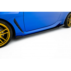 Maxton Design "Street Pro" difuzory pod boční prahy s křidélky ver.1 pro Toyota GR86 Mk1, plast ABS bez povrchové úpravy