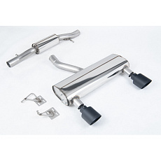 Milltek Sport výfukový systém cat-back s rezonátorem (tišší) pro Audi TT 3.2 V6 quattro Coupe/Roadster 2003-2006, typ koncovek: GT-115 černé