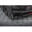 Maxton Design boční difuzory pod zadní nárazník pro Nissan GT-R R35 Facelift, černý lesklý plast ABS