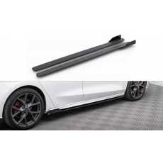 Maxton Design "Racing durability" difuzory pod boční prahy s křidélky pro Ford Focus, Focus ST Mk4, plast ABS bez povrchové úpravy Maxton Design "Racing durability" difuzory pod boční prahy s křidélky pro Ford Focus, Focus ST Mk4, plast ABS bez povrchové úpravy