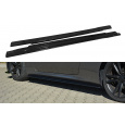 Maxton Design difuzory pod boční prahy pro Hyundai Genesis, černý lesklý plast ABS