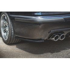 Maxton Design boční difuzory pod zadní nárazník pro BMW M5 E39, černý lesklý plast ABS