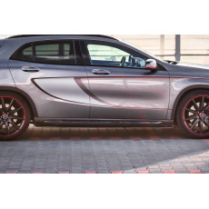 Maxton Design difuzory pod boční prahy pro Mercedes GLA X156/AMG, Carbon-Look Maxton Design difuzory pod boční prahy pro Mercedes GLA X156/AMG, Carbon-Look