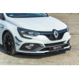 Maxton Design spoiler pod přední nárazník ver.2 pro Renault Megane RS Mk4, černý lesklý plast ABS
