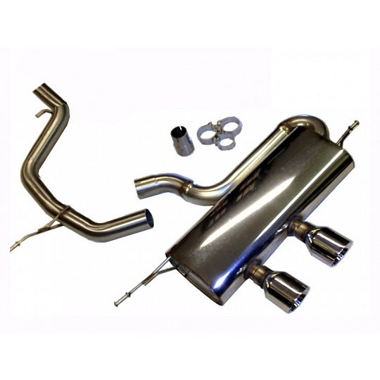 Milltek Sport výfukový systém cat-back bez rezonátoru (hlasitější) R32-style pro Volkswagen Golf Mk5 2.0 TDI 140PS 2004-2009 Milltek Sport výfukový systém cat-back bez rezonátoru (hlasitější) R32-style pro Volkswagen Golf Mk5 2.0 TDI 140PS 2004-2009