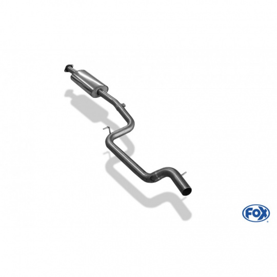 Fox Sportauspuff přední díl s tlumičem pro Ford Focus III ST 2012- s motorem 2.0 Fox Sportauspuff přední díl s tlumičem pro Ford Focus III ST 2012- s motorem 2.0