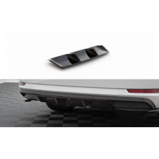 Maxton Design vložka zadního nárazníku pro Škoda Superb Mk3, Mk3 FL, černý lesklý plast ABS