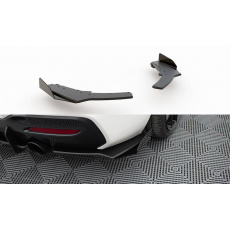 Maxton Design "Racing durability" boční difuzory pod zadní nárazník s křidélky ver.2 pro BMW řada 1 F20- F21 Facelift, plast ABS bez povrchové úpravy