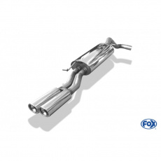 Fox Sportauspuff koncový tlumič výfuku s koncovkou 2x80 Typ 17 pro Škoda Octavia 1U s motorem 1.8 T