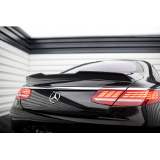 Maxton Design prodloužení spoileru 3d pro Mercedes třída S W222/Coupe (C217)/AMG-Line Facelift, černý lesklý plast ABS