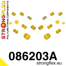 086203A: Strongflex Sada silentbloků zadního zavěšení varianta SPORT 086203A: Strongflex Sada silentbloků zadního zavěšení varianta SPORT