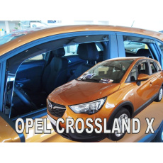 HEKO ofuky oken Opel Crossland X 5dv (od 2017) přední + zadní