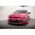 Maxton Design spoiler pod přední nárazník ver.2 pro Volkswagen Scirocco Mk3, černý lesklý plast ABS