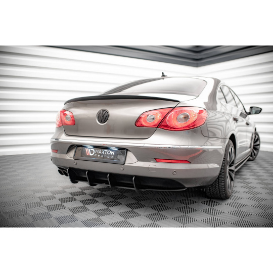 Maxton Design "Street Pro" difuzor zadního nárazníku pro Volkswagen CC, plast ABS bez povrchové úpravy