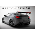 Maxton Design zadní křídlo s úzce rozkročenými držáky a LED světlem pro Subaru BRZ Mk2, pravý karbon