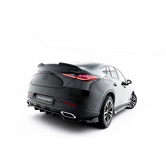 Maxton Design spoiler pod zadní nárazník s žebrováním pro Mercedes GLC C254 Coupe, černý lesklý plast ABS Maxton Design spoiler pod zadní nárazník s žebrováním pro Mercedes GLC C254 Coupe, černý lesklý plast ABS