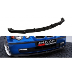 Maxton Design spoiler pod přední nárazník pro BMW řada 3 E46, černý lesklý plast ABS, Compact