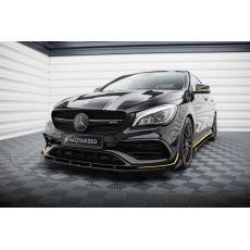 Maxton Design "Street Pro" spoiler pod přední nárazník s křidélky pro Mercedes CLA C 117 Facelift 45 Aero, plast ABS bez povrchové úpravy Maxton Design "Street Pro" spoiler pod přední nárazník s křidélky pro Mercedes CLA C 117 Facelift 45 Aero, plast ABS bez povrchové úpravy