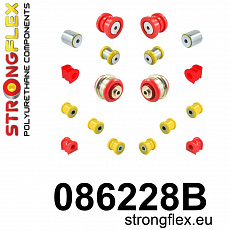 086228B: Strongflex Kompletní sada silentbloků pro zavěšení 086228B: Strongflex Kompletní sada silentbloků pro zavěšení